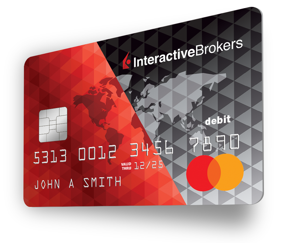 Beantragen Sie hier eine IBKR Debit Mastercard  Interactive